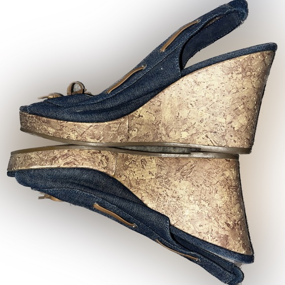 Dexter Denim Wedges 🌵7.5 - Picture 2 of 8